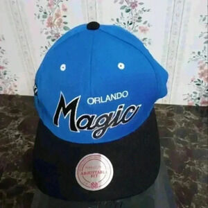 Mitchell & Ness NBA Mens Orlando Magic OSFA Snapback Hardwood Classics Wool Hat